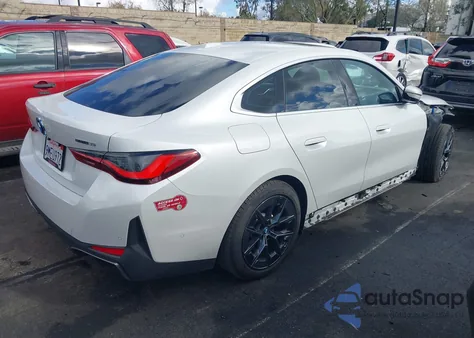 2024 BMW I4 Gran Coupe Edrive35 z USA, uszkodzony, nr VIN WBY43AW01RFS99769